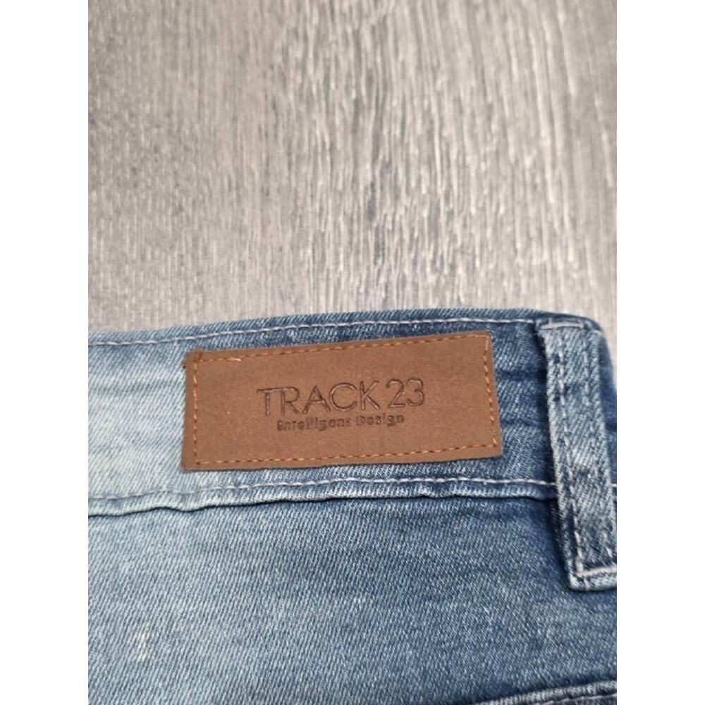 TRACK 23 Skinny Fit Men's Y2K Jeans 36x32 Blue A004251 - Picture 4 of 8